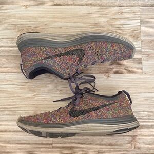 Nike Multicolor Flyknit Running Shoes M8.5, W10